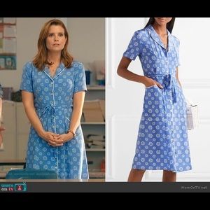 HVN Label Purple Daisy Long Maria Dress